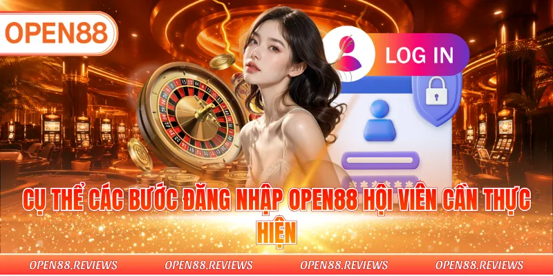 Cụ thể các bước đăng nhập Open88 hội viên cần thực hiện