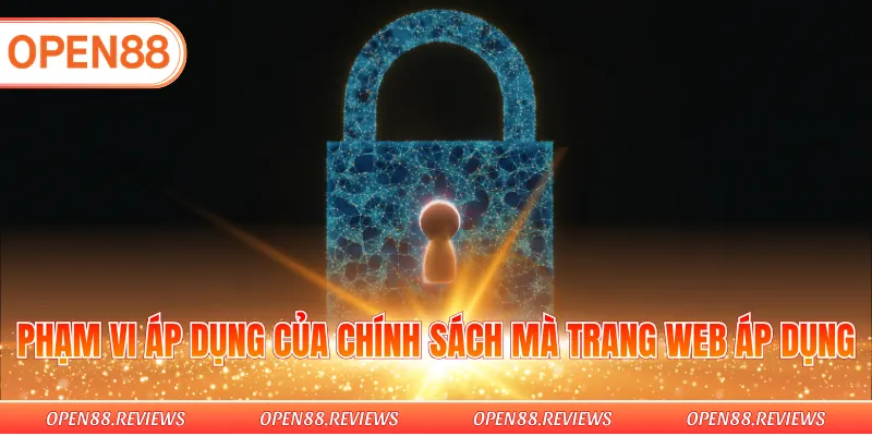 Phạm vi áp dụng của chính sách mà trang web áp dụng