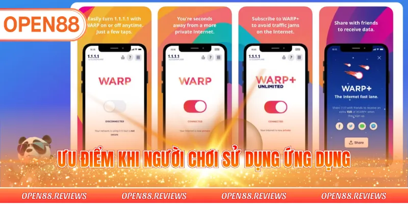 Ưu điểm khi người chơi sử dụng ứng dụng